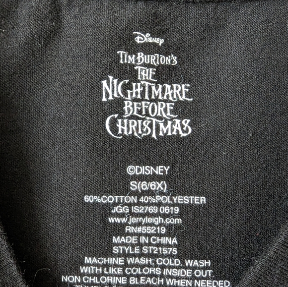 Disney Nightmare Before Christmas Long Sleeve - Picture 2 of 2